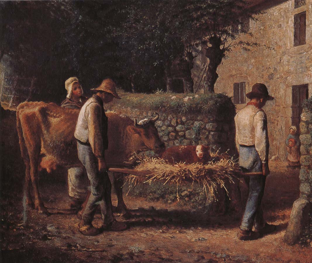 Jean Francois Millet Cow